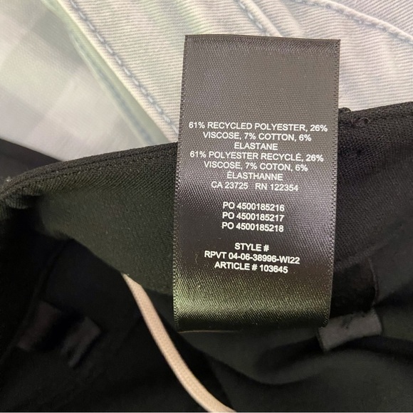 ATRIZIA Wilfred Cressida high-waisted straight leg pant back pockets recycled 00 - Picture 8 of 15